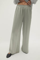 EVAN SILK WIDE LEG PANT | 30" INSEAM