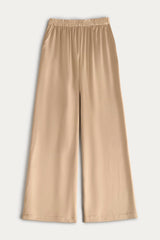 EVAN SILK WIDE LEG PANT | 30" INSEAM