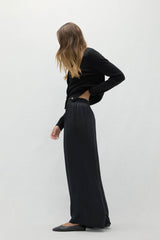 EVAN SILK WIDE LEG PANT | 30" INSEAM