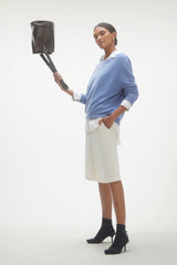 AZALEA CASHMERE OFF THE SHOULDER SWEATER