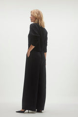 EVAN SILK WIDE LEG PANT | 33" INSEAM